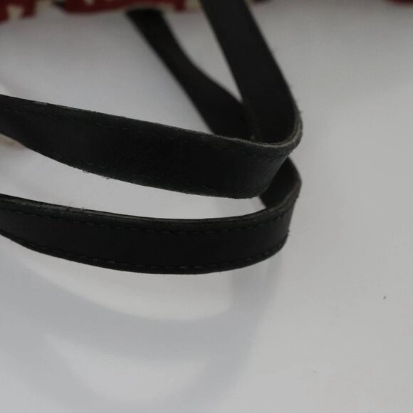 GUCCI Tote Bag Canvas White Red 282439 Auth 106058 - Picture 8 of 16